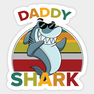 Daddy Shark Sticker